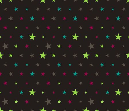 Stars seamless pattern. Geometric abstract polygonal mosaic. Decorative backdrop for wallpaper, pattern fills, web page background, surface textures.のイラスト素材