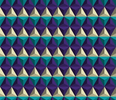 Seamless geometric pattern with triangles. Textile printing, fabric, package, cover, greeting cards.のイラスト素材