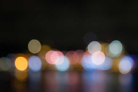 Defocused Light Bokehの写真素材