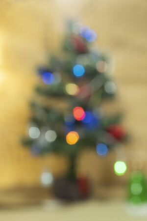 Christmas Composition, Gifts, Tree Decorations Blur Background. Christmas, Winter, New year Conceptの写真素材