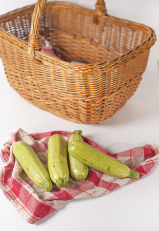 Fresh vegetable marrowの写真素材