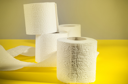 Rolls of toilet paperの写真素材
