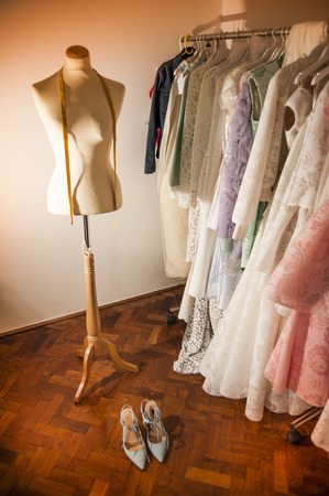 Details in Tailor  workshopの写真素材