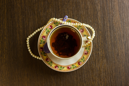 ornate Tea in the Shabby Chic styleの写真素材