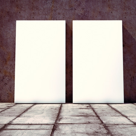 Blank billboard and outdoor advertising.の写真素材
