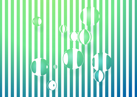 The reflection of the strips in the glass formのイラスト素材