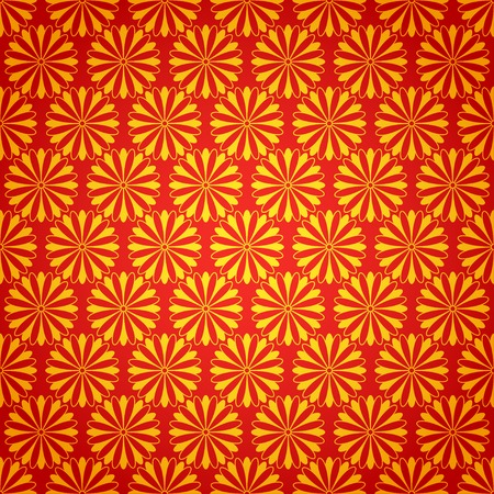 National chinese seamless pattern with chrysanthemum. Chinese new year 2015. Beautiful  vector illustration. Background.のイラスト素材