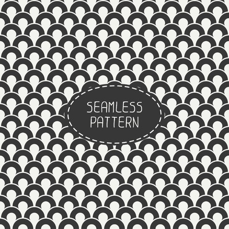 Vector seamless retro vintage geometric hipster line pattern. For wallpaper, pattern fills, web page background, blog. Stylish texture.のイラスト素材