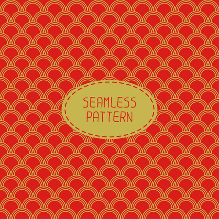 Geometric national chinese seamless pattern. Wrapping paper. Paper for scrapbook. Chinese new year 2015. Beautiful  vector illustration. Background. Graphic texture for your design, wallpaper.のイラスト素材