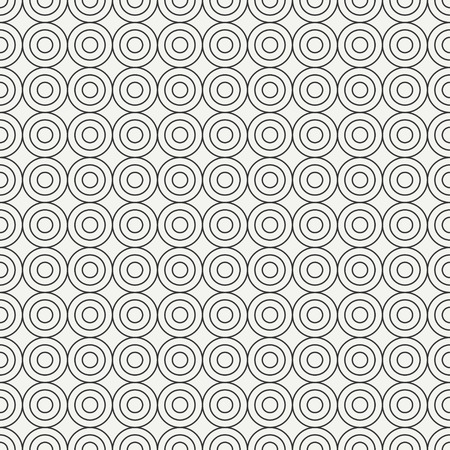 Geometric line monochrome abstract hipster seamless pattern with round, circle. Wrapping paper. Scrapbook paper. Tiling. Vector illustration. Background. Graphic texture for design, wallpaper.のイラスト素材