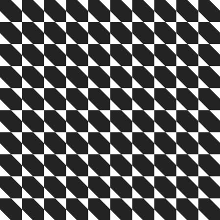 Retro memphis geometric shapes seamless abstract patterns. Hipster fashion 80-90s. Jumble textures. Black and white. Triangle. Memphis style for printing, website, fabric design, poster, cards.のイラスト素材