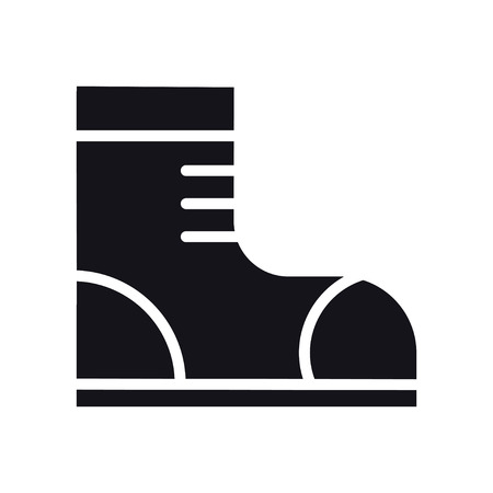 Hiking Shoes Icon. Trekking Boots Sign and Symbol.のイラスト素材
