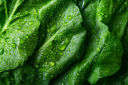 Green radichio salad backgroundの素材