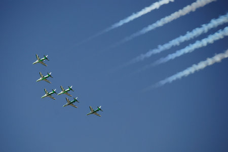 Acrobatic Aero show in UAE