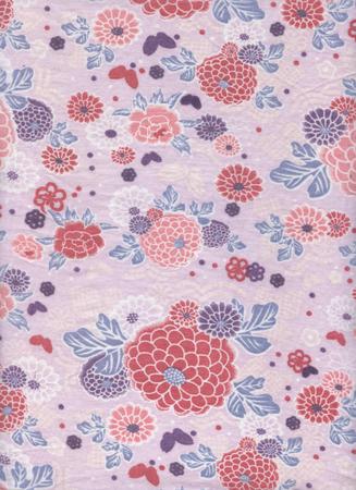 oriental japanese flowers chrysanthemum pattern cloth designの写真素材