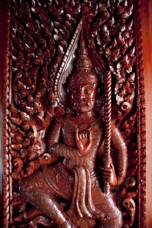 Set of entrance doors from Thailandの写真素材