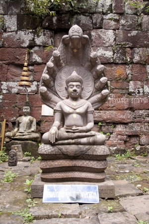 Khmer art  Wat Phra That Phu Phek の写真素材