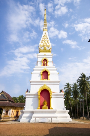 pagoda in ,Nakhon Phanom, Thailandの写真素材