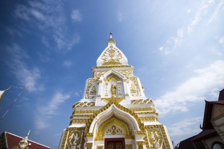 golden pagoda in Phra That Prasit,Nakhonphanom, Thailandの写真素材