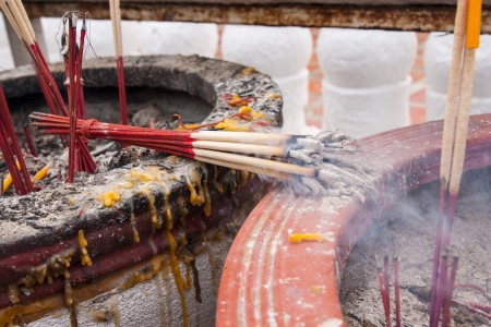 Incense sticks の写真素材