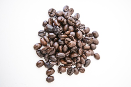 brown coffee, background texture, close-up の写真素材