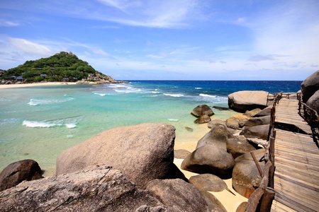 Most beautiful Island, Nangyuan Island, Thailandの写真素材