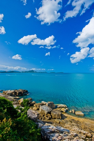 View point of Island for Traveller in Koh Samui Thailandの写真素材