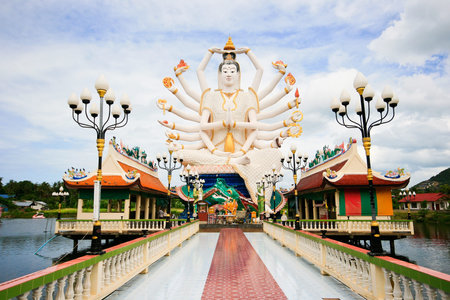 statue of shiva on samui island in thailand