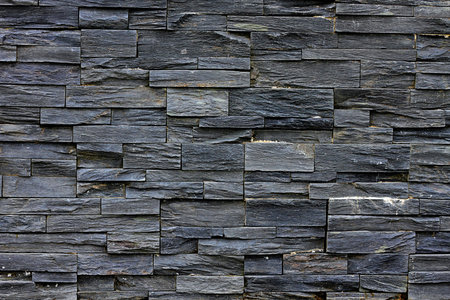 New Slate Stone Wall - Background Texture