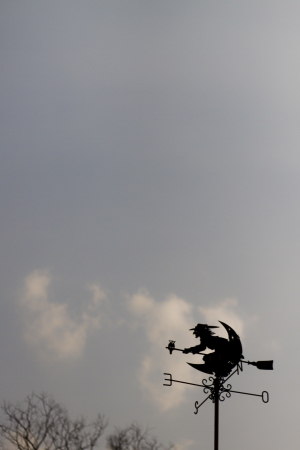 witch silhouetteの写真素材