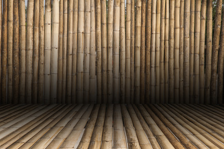 bamboo room backgroundの写真素材