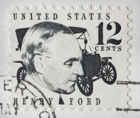 This is a Henry Ford Stampの写真素材