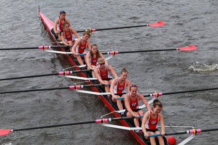 University of Wisconsin races in the Head of Charles Regatta Women\\