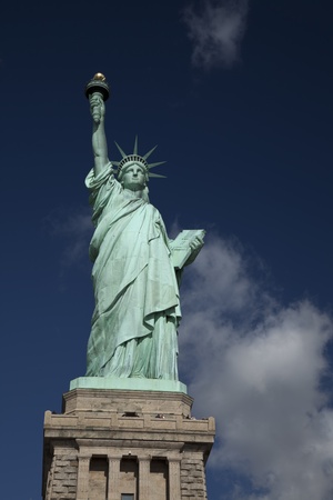 The Statue of Liberty at New York Cityの写真素材