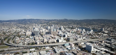 The Oakland City and the Downtownの写真素材