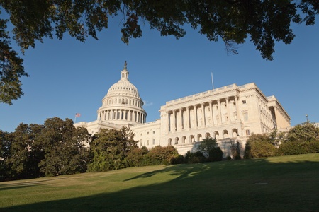 The US Capitol in Washington D.C.の写真素材
