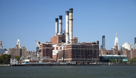 NEW YORK, USA-OCTOBER 5:Consolidated Edison Company of New York, Inc., a regulated utility providing electric, gas, and steam service in New York City and Westchester County. New York, October 5, 2011のeditorial素材