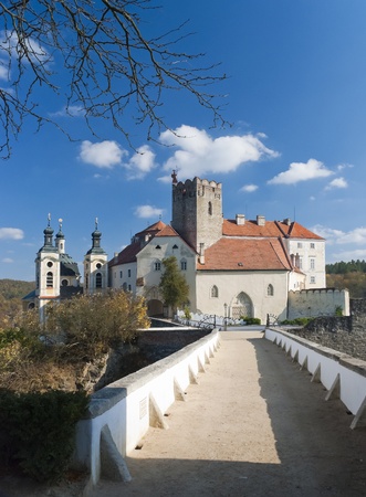 Vranov nad Dyji the old czech castleのeditorial素材