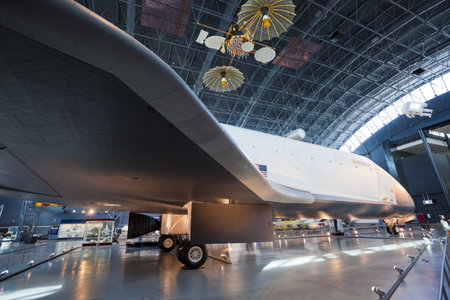 CHANTILLY, VIRGINIA - OCTOBER 10: Enterprise at the National Air and Space Museum on October 10,...