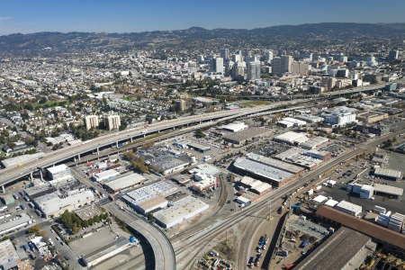 The Oakland City and the Downtownのeditorial素材