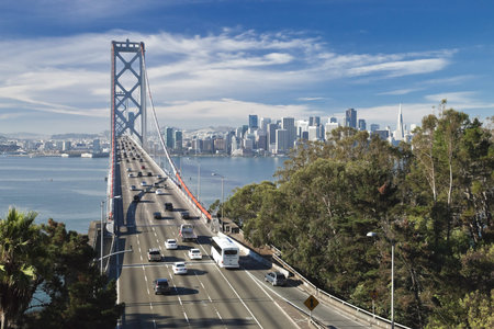 SAN FRANCISCO - NOVEMBER 2012: The Bay Bridge, November 3rd, 2012 in San Francisco, USA. The Bay...