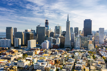 San Francisco Downtown, Californiaの写真素材