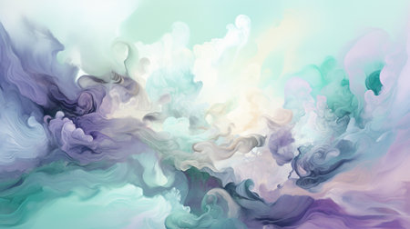 Abstract wallpaper background in pastel colors. Generative AIの素材