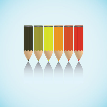 Pencil Vector Illustrationのイラスト素材