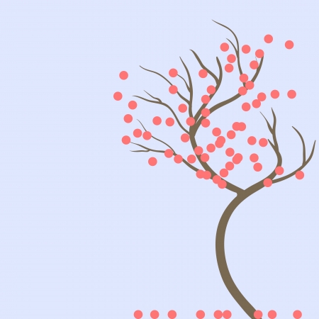 lonely tree のイラスト素材