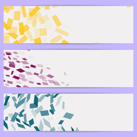 abstract banners のイラスト素材