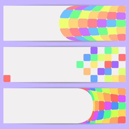 abstract banners のイラスト素材