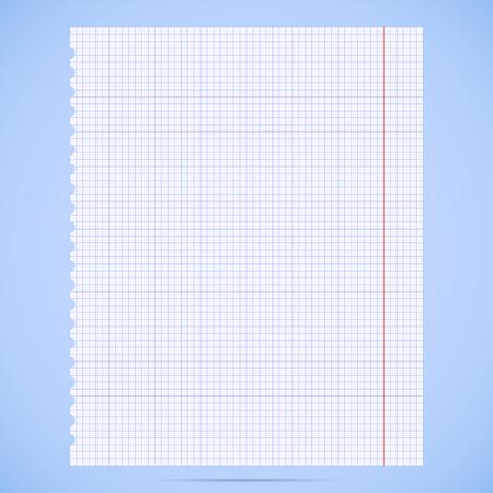 notebook paper sheet のイラスト素材