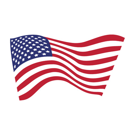 United States Flagのイラスト素材