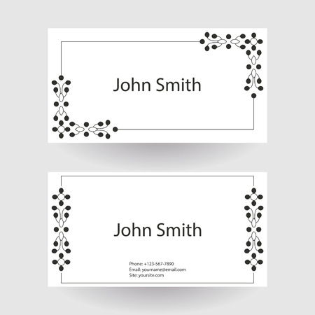 business card のイラスト素材